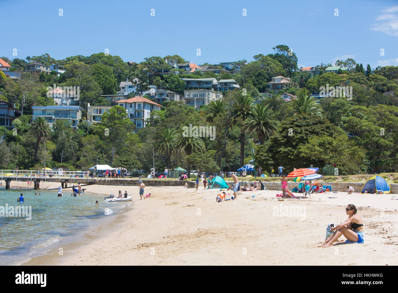 Clifton Gardens Beach at Chowder Bay in Sydney national Park,New South