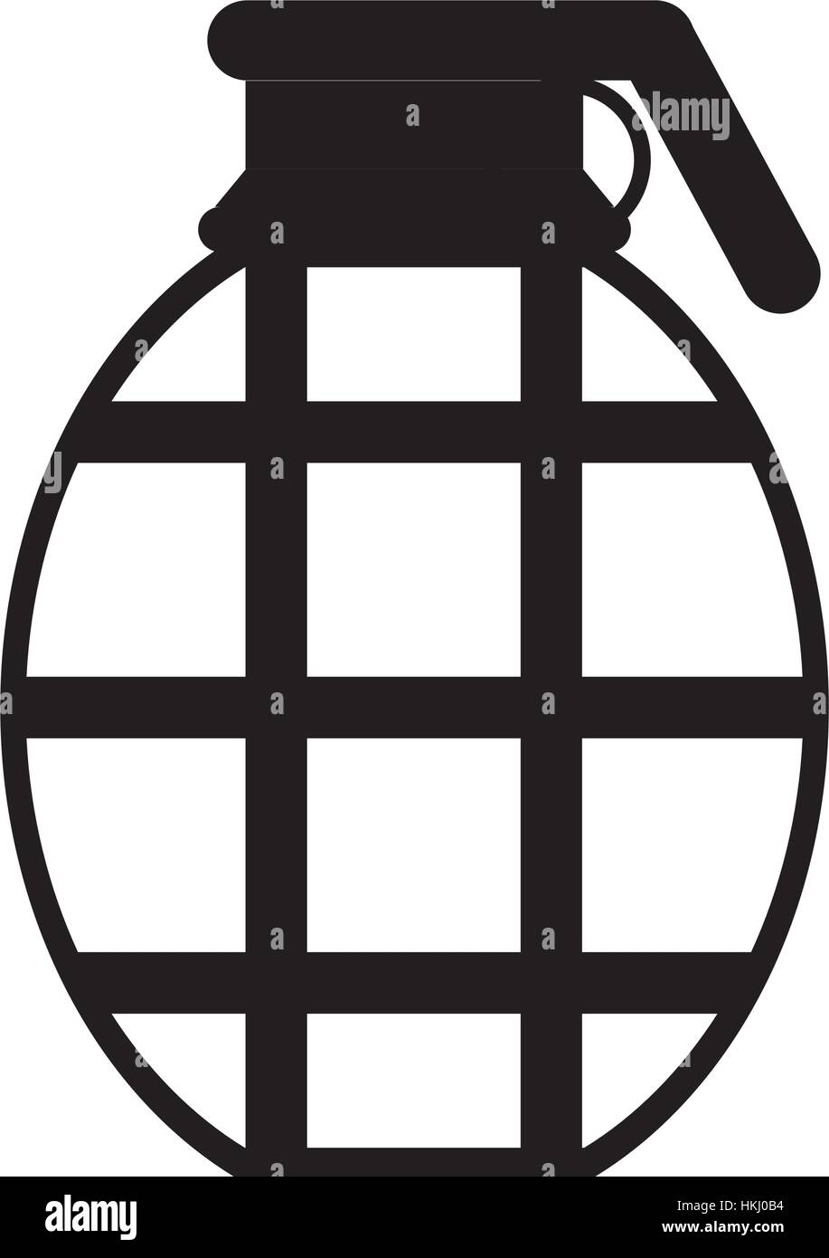 Grenade military equipment icon image vector illustration design Stock ...