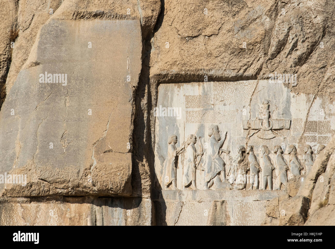 Inscription by Darius the Great (Behistun Inscription); Bisotun Stock Photo 132547458 Alamy