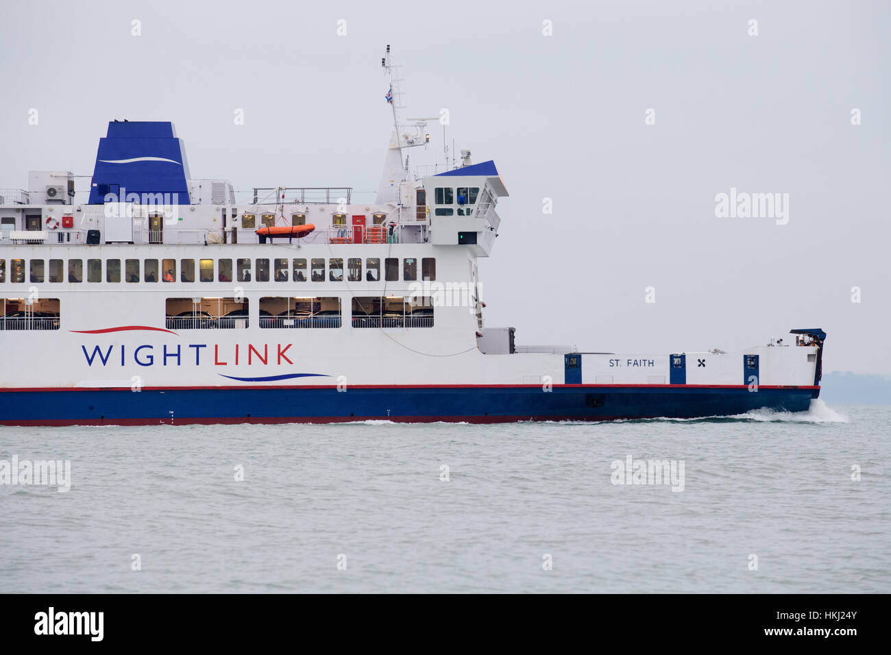 Wightlink car ferry hi-res stock photography and images - Alamy