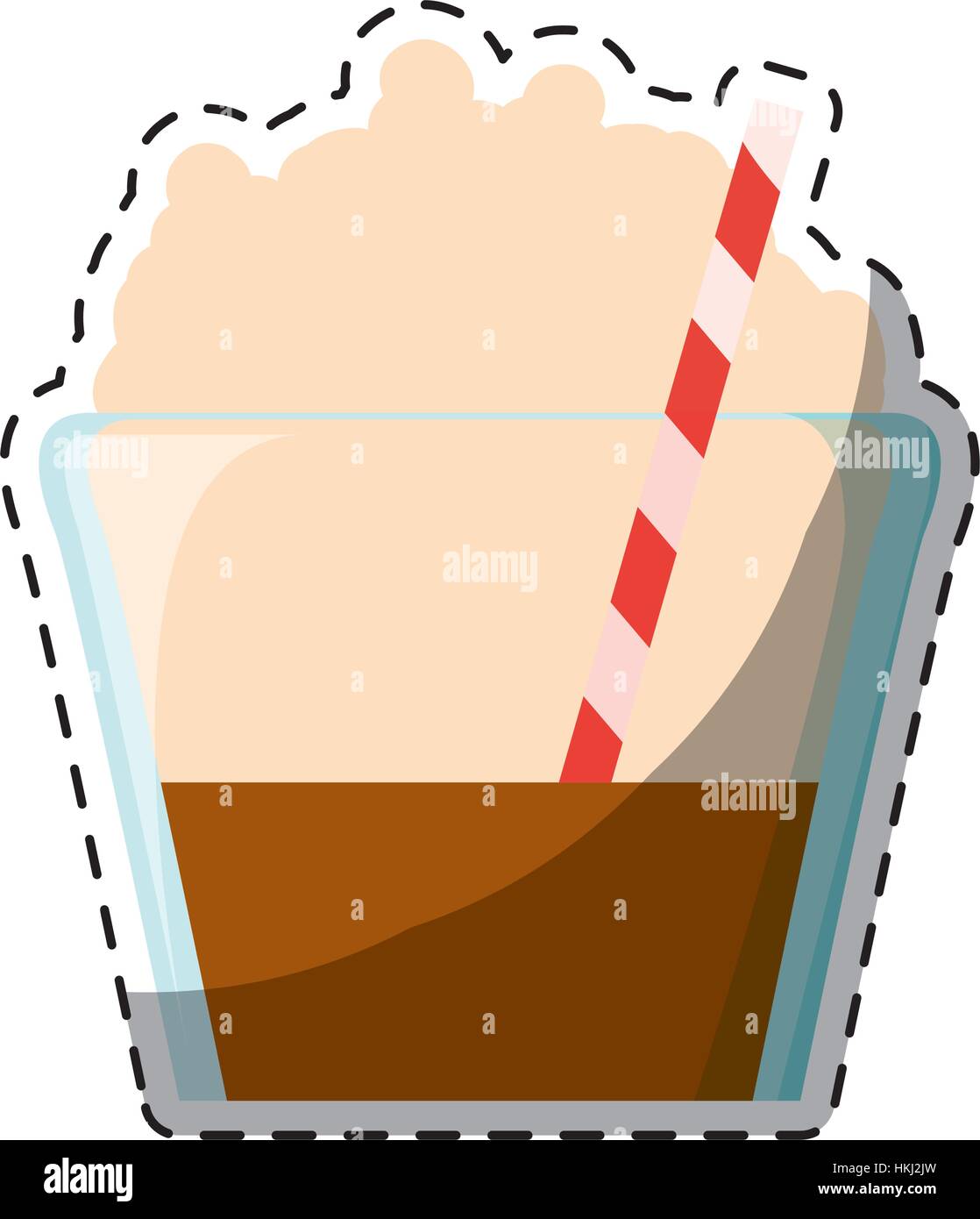 Color mocha glass icon image, vector illustration Stock Vector Image ...