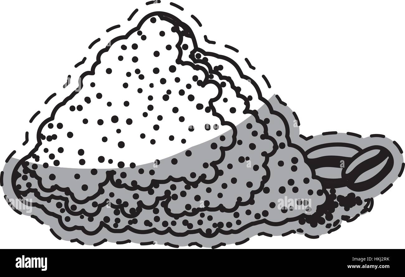 Figure coffee mountain icon design, vector illustration Stock Vector