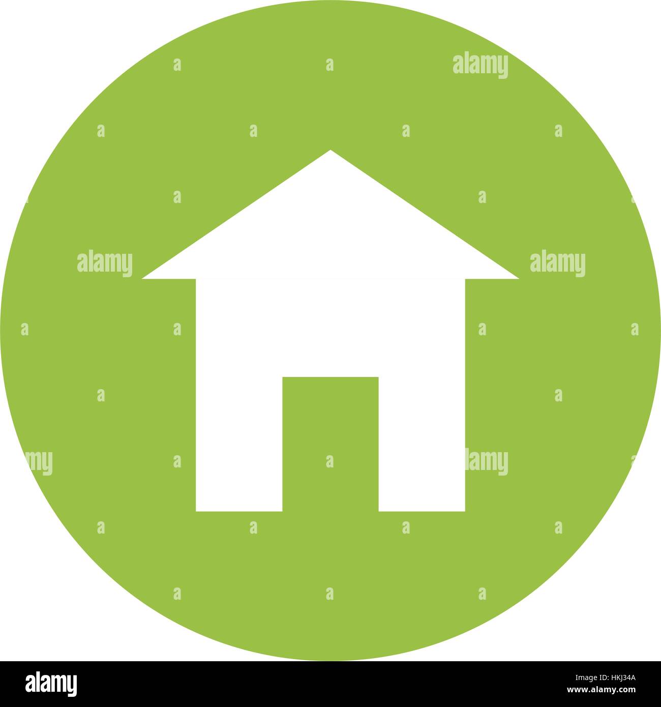 Green eco house image design, vector illustration Stock Vector Image ...