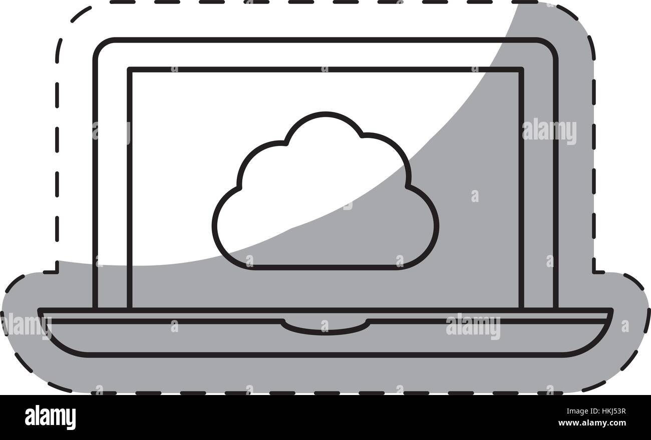 cloud storage related icons image sticker vector illustration design ...