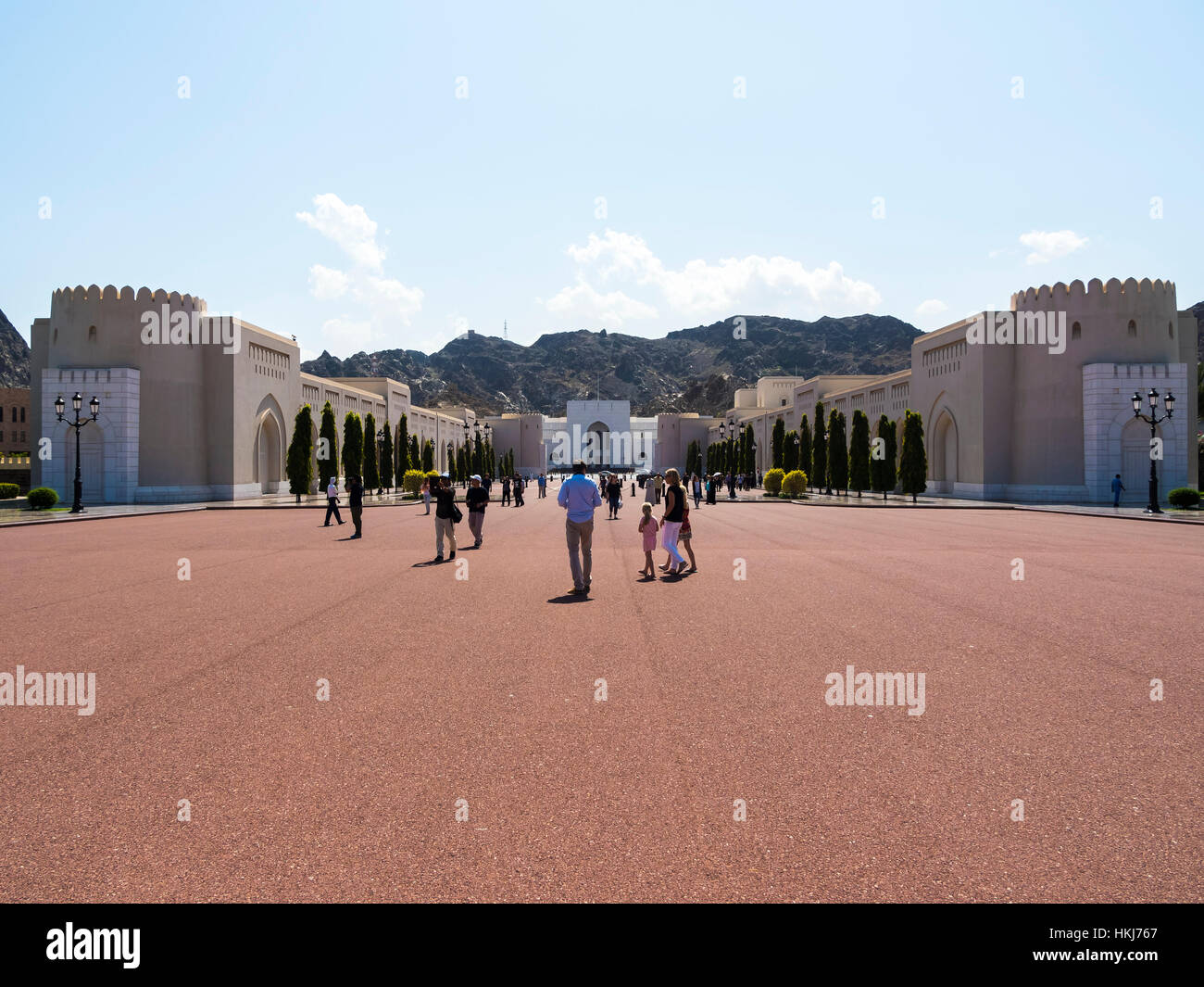 Al Alam Palace, Muscat, Oman Stock Photo - Alamy