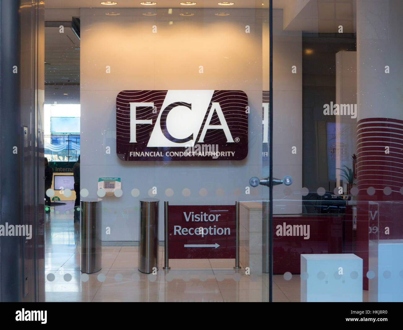 The FCA Offices in the Docklands, London Stock Photo