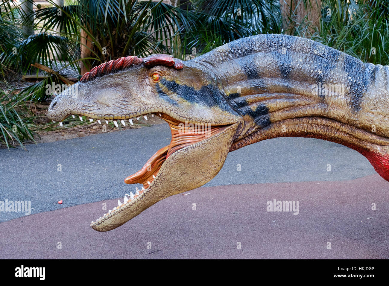 Dinosaur - Australia Zoo Stock Photo - Alamy