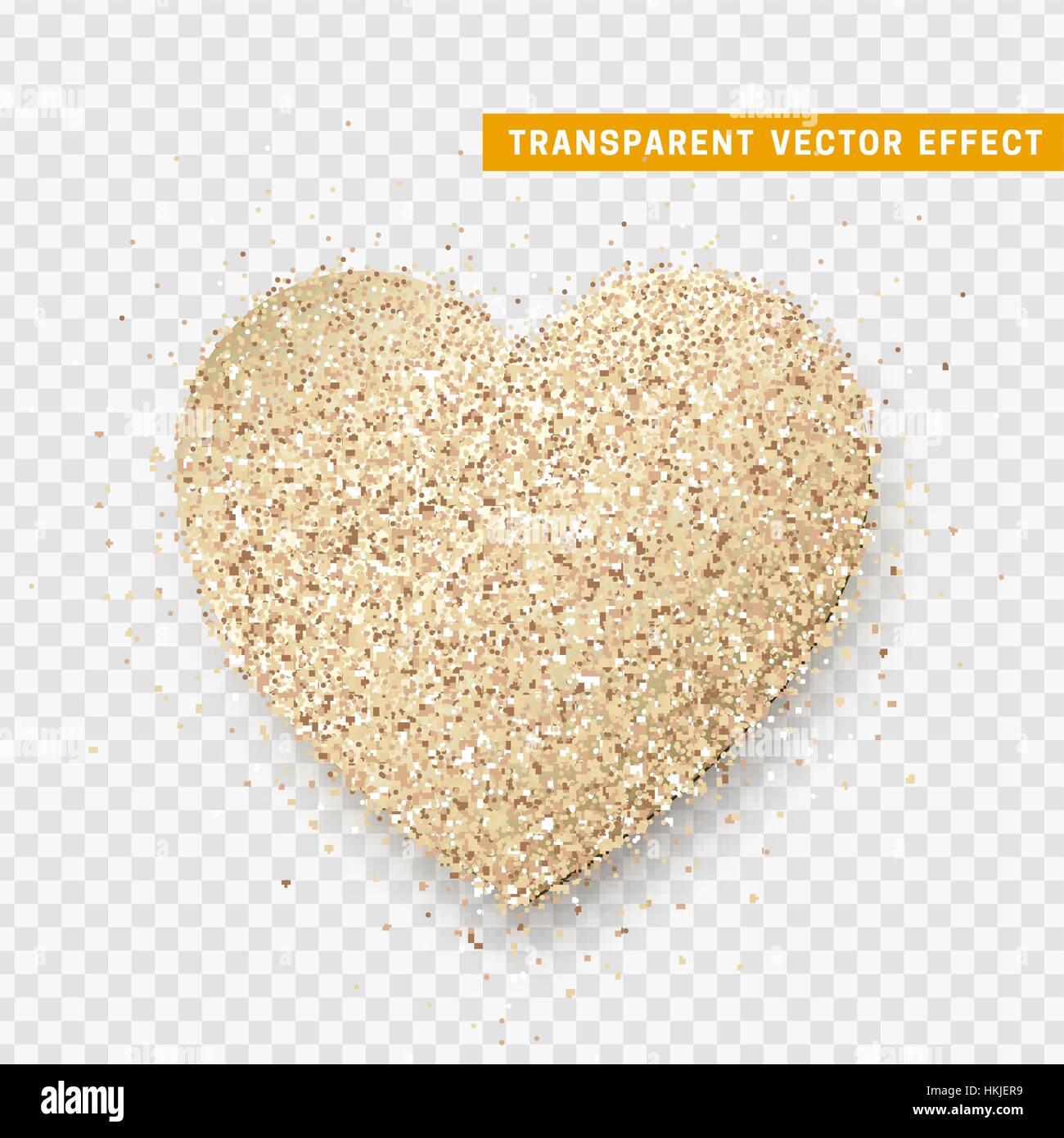 Valentines Day heart isolated, transparent vector effect background ...