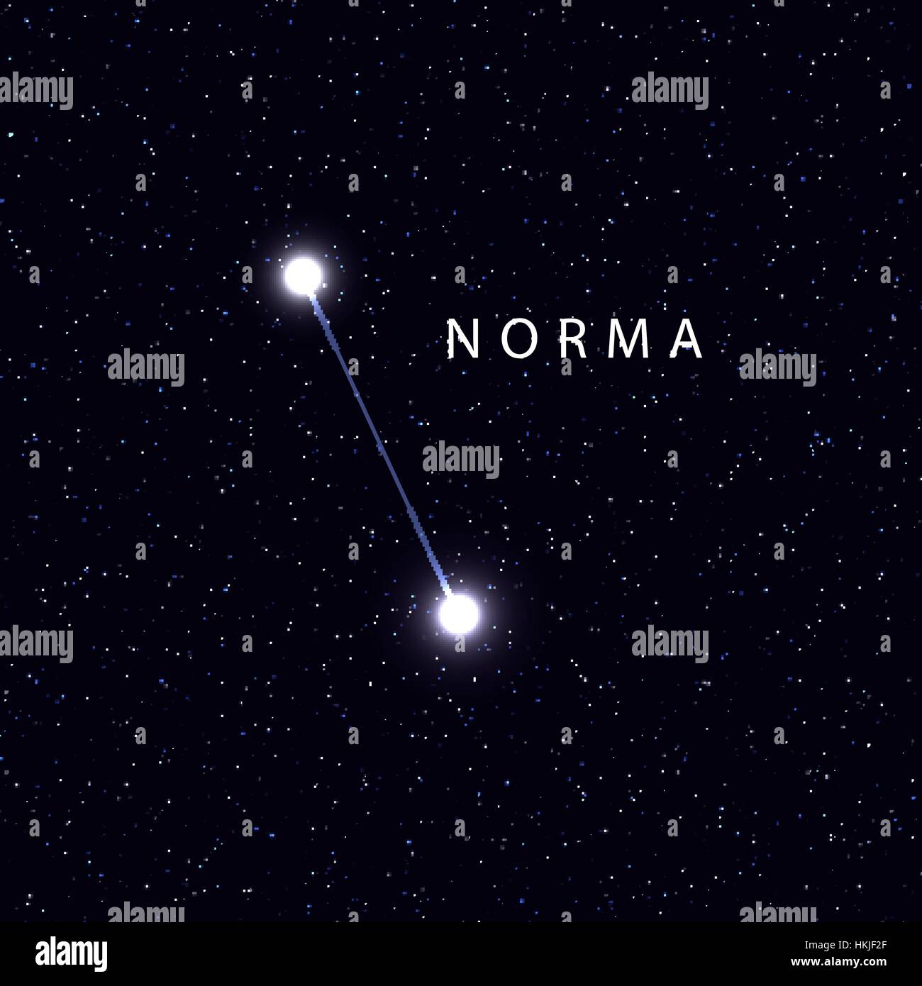 Constellations Map With Names Sky Map With The Name Of The Stars And Constellations Stock Vector Image &  Art - Alamy