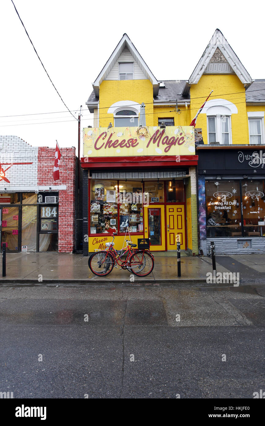 Cheese Shop in Kensington Market area of Toronto 2016 Stock Photo Alamy