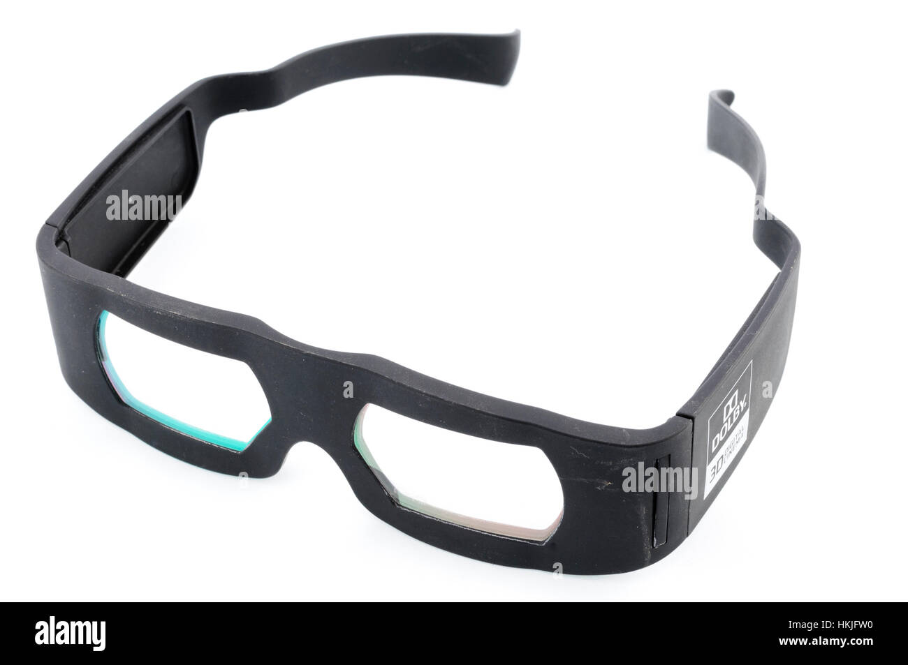 3D Dolby Digital cinema movie glasses Stock Photo
