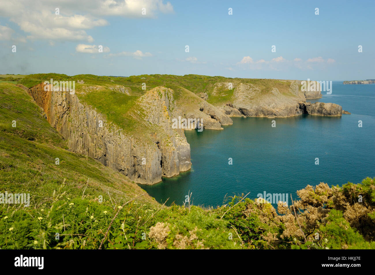 Lydstep Point View Stock Photo - Alamy