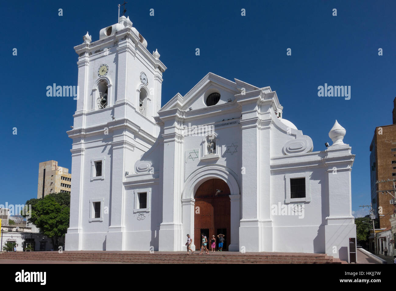 Colombia, Magdalena, Santa Marta, cathedral Stock Photo Alamy