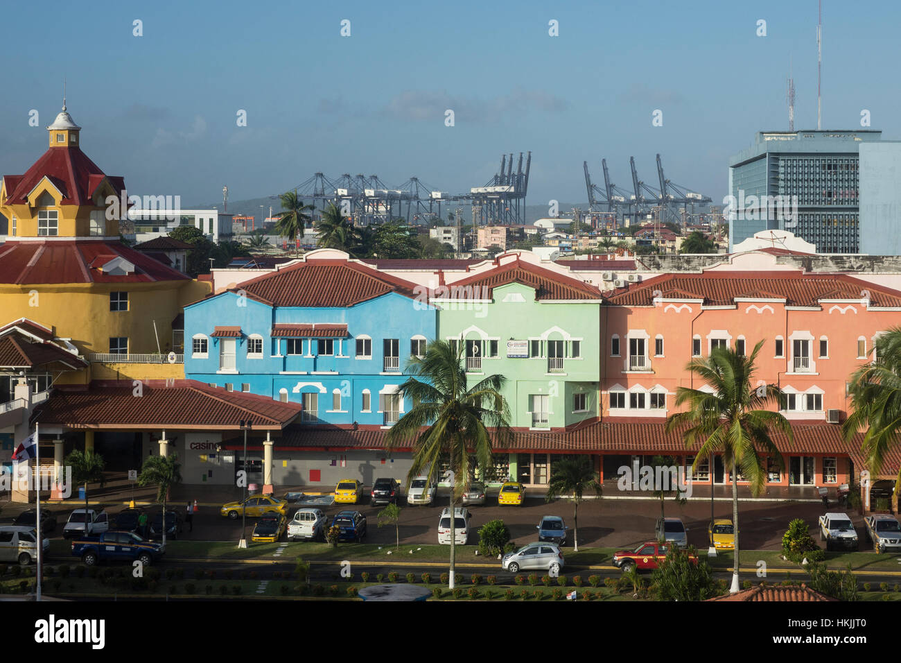 Panama, Colon cruise port Stock Photo