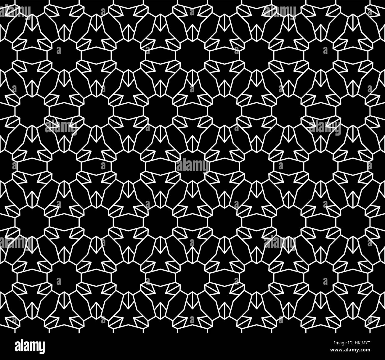 Geometric Islamic Style Traditional Pattern Seamless Editable Stock Vector Image Art Alamy