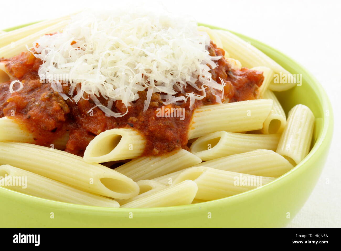 Penne bolognese delicious classic pasta recipe, with fresh chunky and