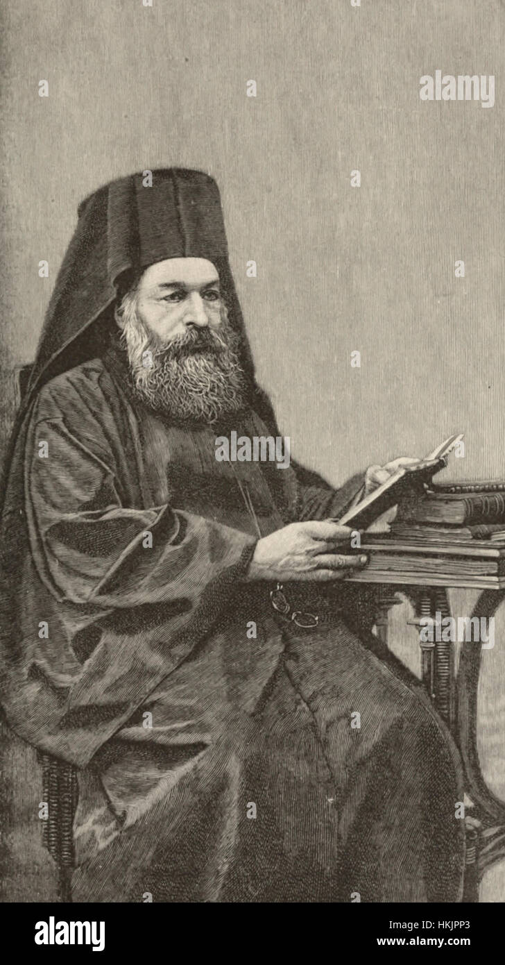 Dionysius V, The Greek Patriarch, circa 1887 Stock Photo