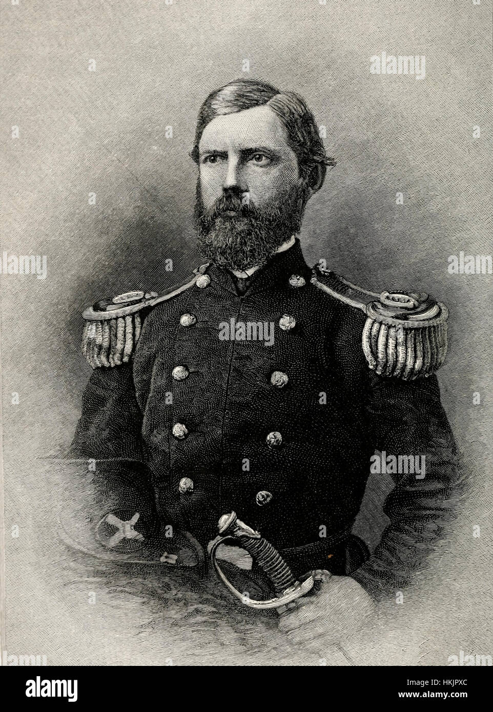 Major General John F. Reynolds, Union Army, USA Civil War. Killed on the first day of the Battle of Gettysburg Stock Photo