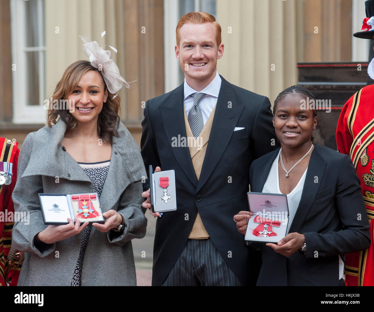 Jessica Rutherford Jessica Ennis, Greg Rutherford and Nicola Adams after receiving their ...
