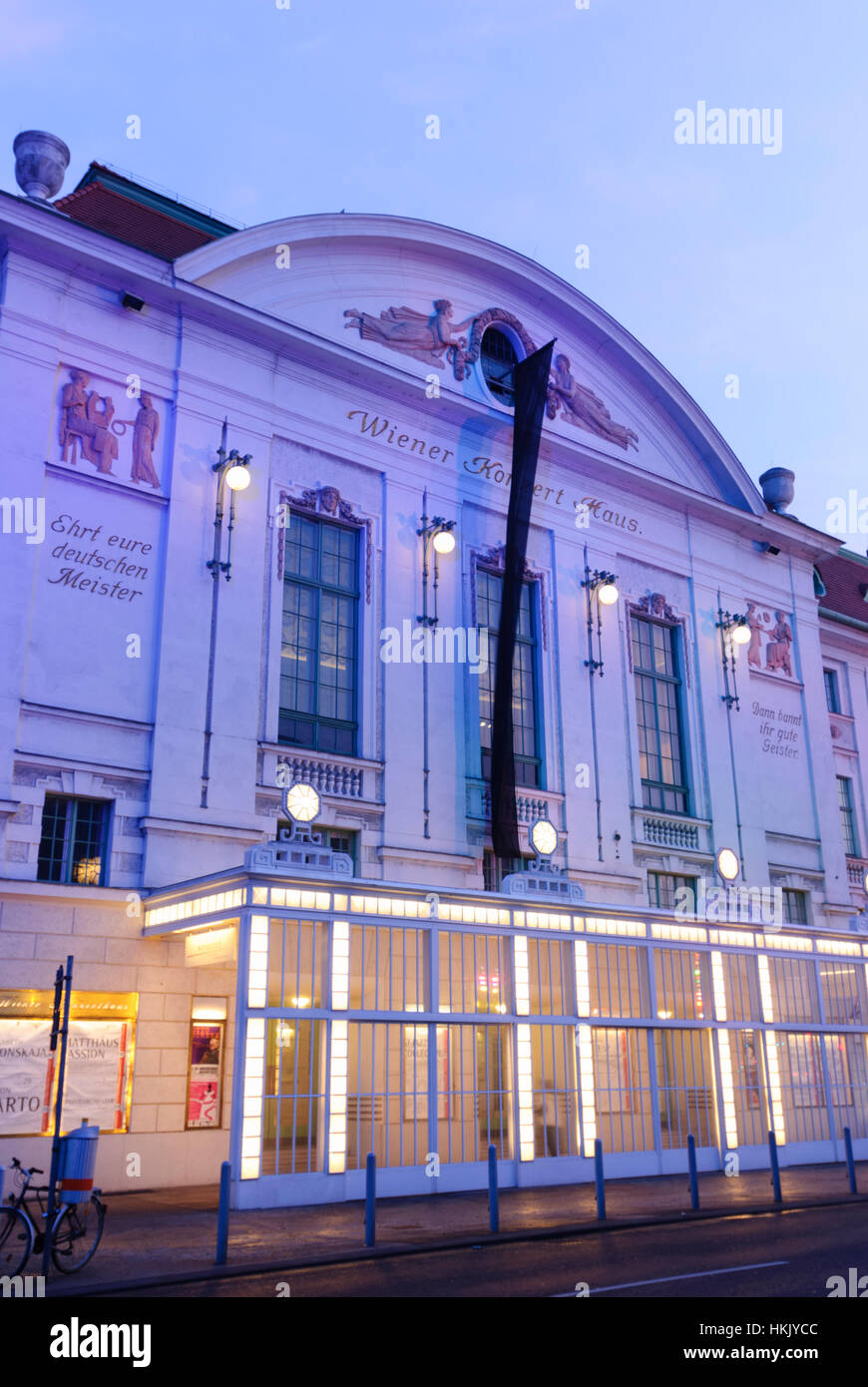 Wien, Vienna: Wiener Konzerthaus (concert hall), 03., Wien, Austria Stock Photo