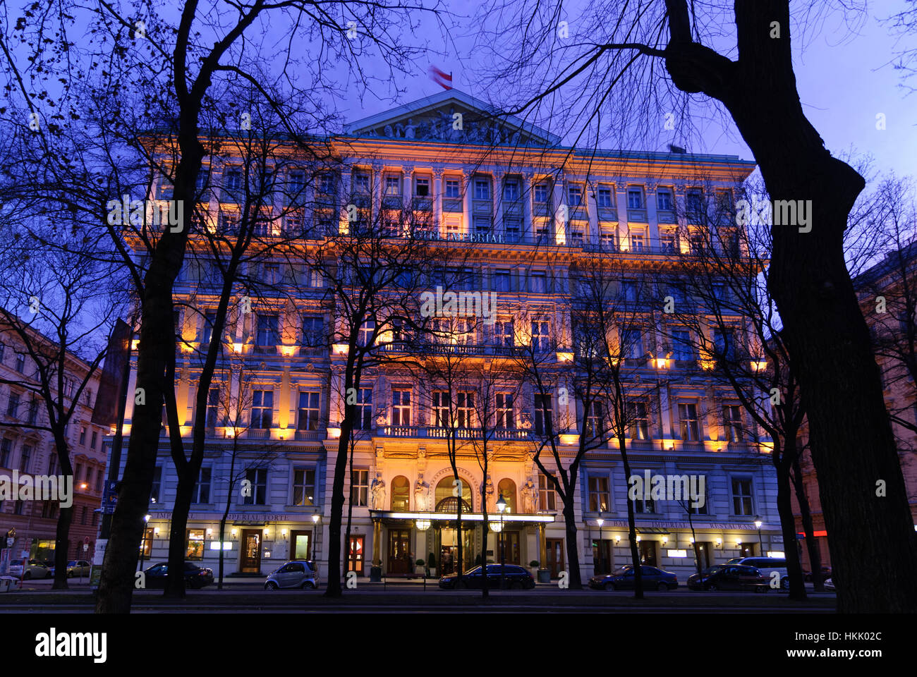 Wien, Vienna: Hotel Imperial at Ring, 01. Old Town, Wien, Austria Stock Photo