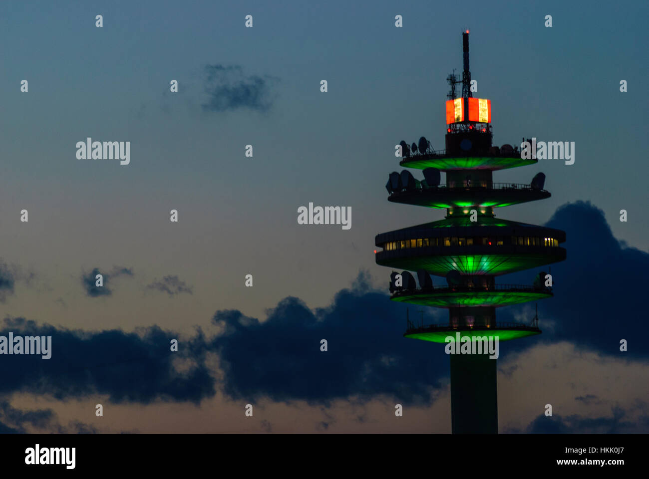 Wien, Vienna: Telekom Austria telecommunication tower in the Arsenal, 03., Wien, Austria Stock Photo