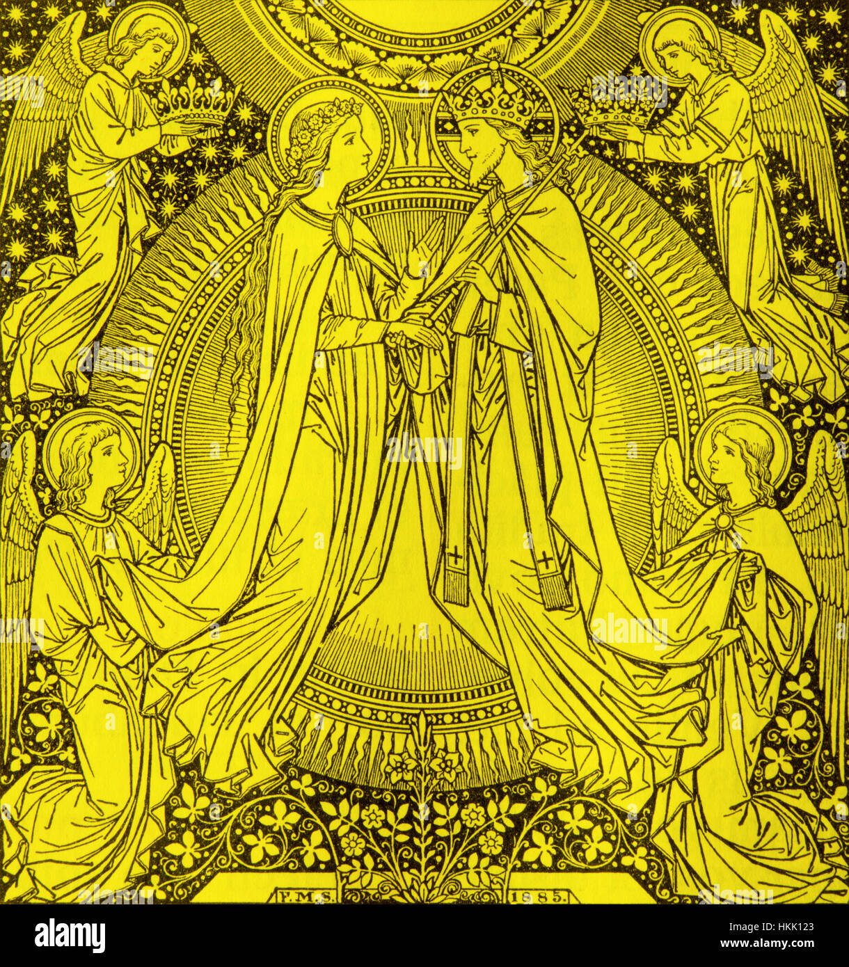 Coronation virgin mary jesus hi-res stock photography and images - Alamy