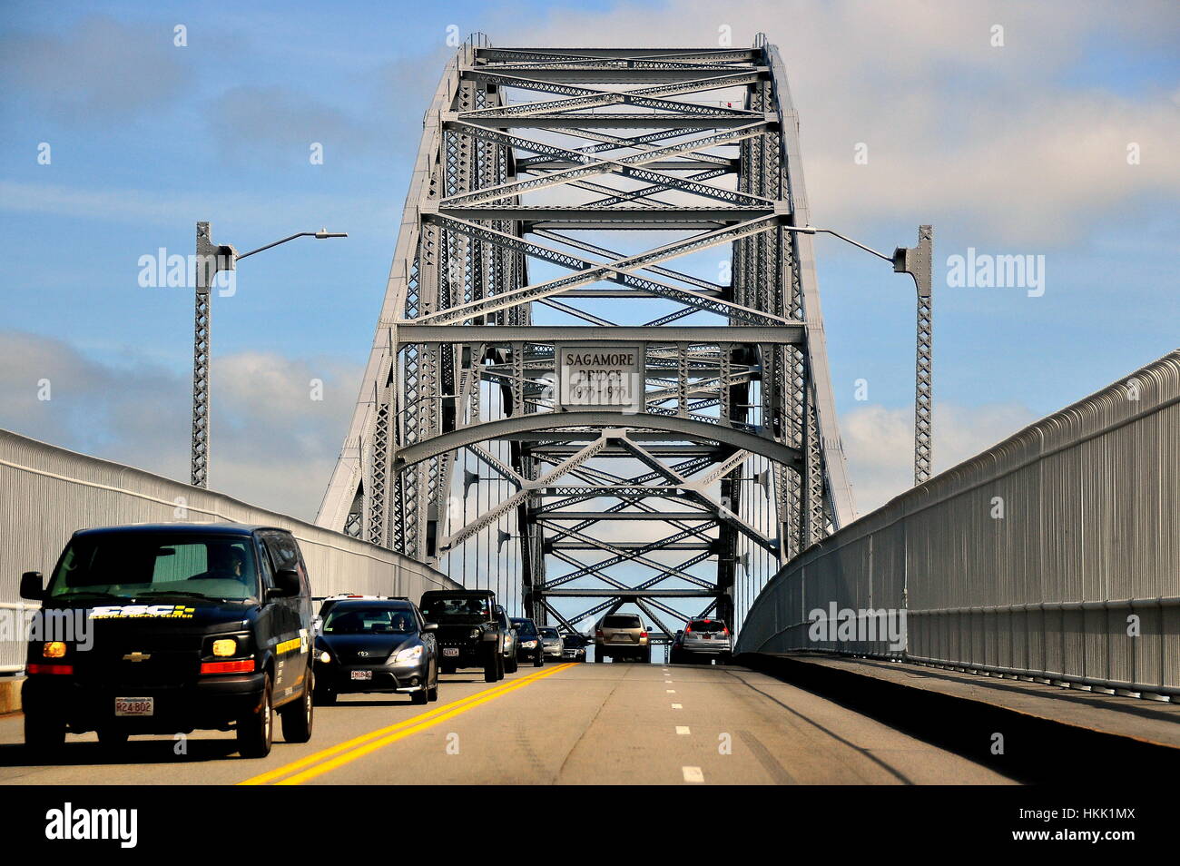 Bourne, Massachusetts Sagamore Bridge built between 193335 over the