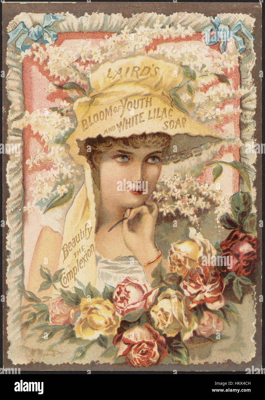Laird's bloom of youth and white lilac soap. Beautify the complexion. Stock Photo