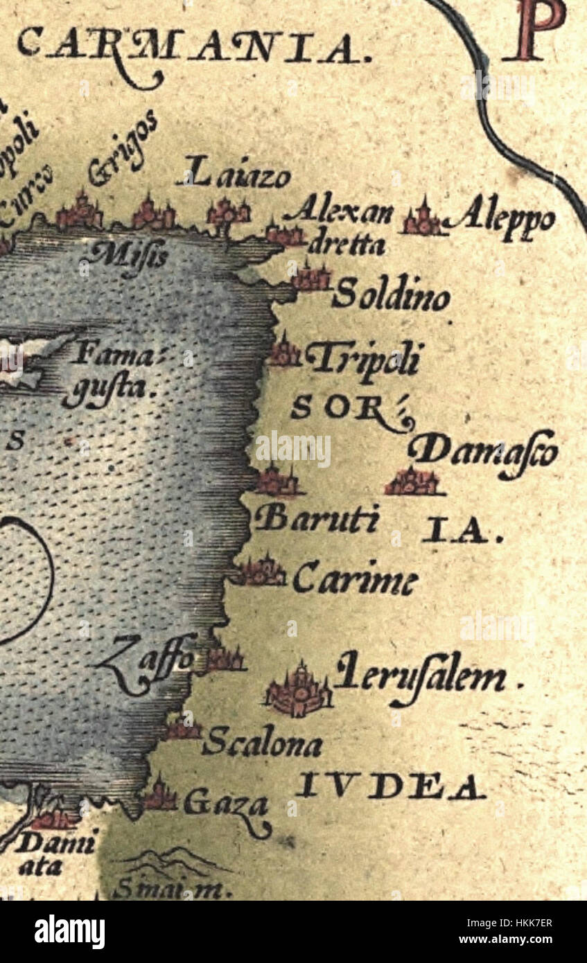The 1572 map of Europe by Abraham Ortelius, titled 'Europa,' is a ...