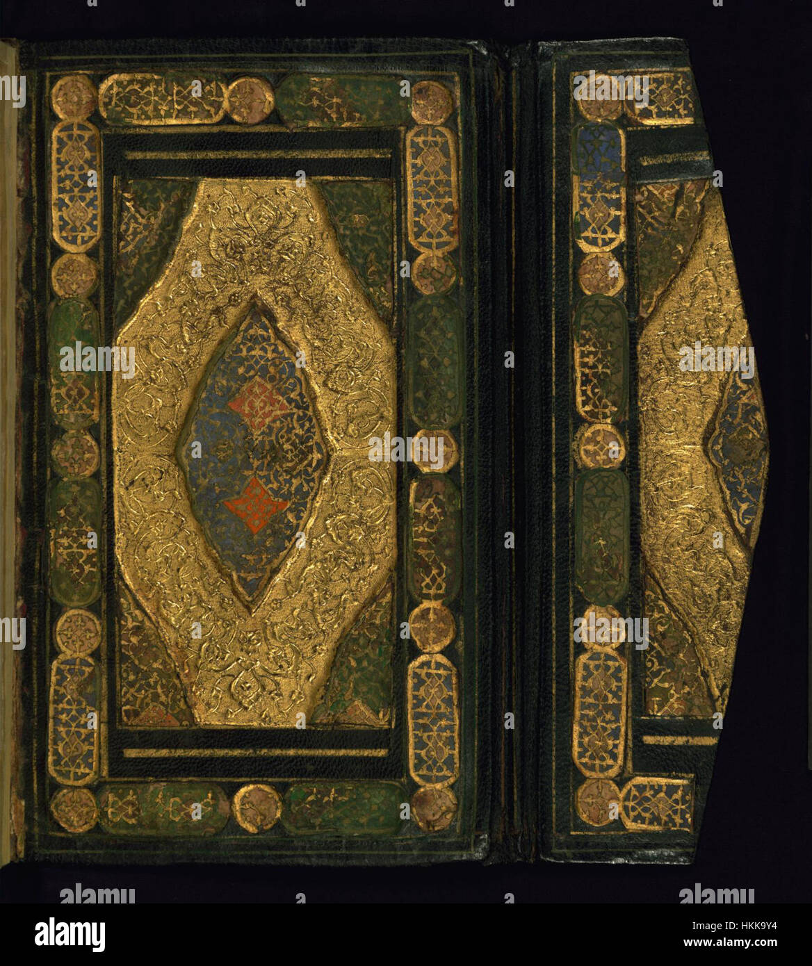 This anonymous artwork features a binding from three Sufi works ...