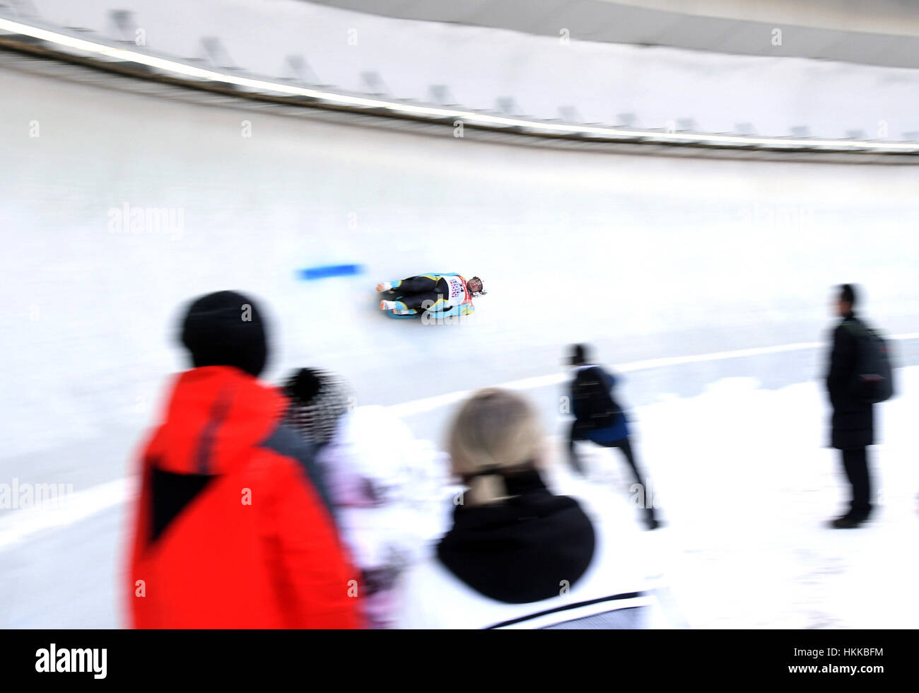 Innsbruck, Austria. 27th Jan, 2017. Athletes in action during the men's
