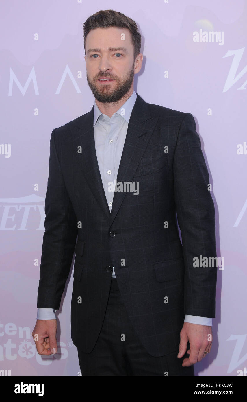 Hollywood, USA. 28th January, 2017. Justin Timberlake. 2017 Variety's Celebratory Awards Nominees Brunch held at The Dolby Theater in Hollywood, USA. (Credit Image: © Birdie Thompson/AdMedia via ZUMA Wire) Stock Photo