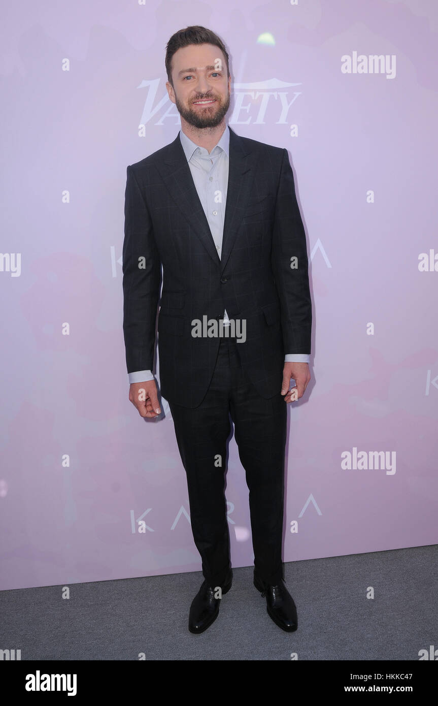 Hollywood, CA, USA. 28th Jan, 2017. 28 January 2017 - Hollywood, California - Justin Timberlake. 2017 Variety's Celebratory Awards Nominees Brunch held at The Dolby Theater in Hollywood, USA. Credit: Birdie Thompson/AdMedia/ZUMA Wire/Alamy Live News Stock Photo