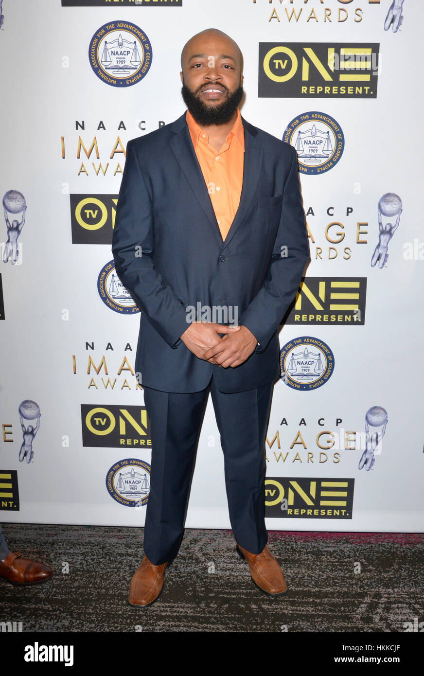Hollywood, USA. 28th Jan, 2017. George Clements at the 48th NAACP Image Awards Nominees' Luncheon at The Loews Hollywood Hotel in Hollywood, California. Credit: Koi Sojer/Snap'n U Photos/Media Punch/Alamy Live News Stock Photo