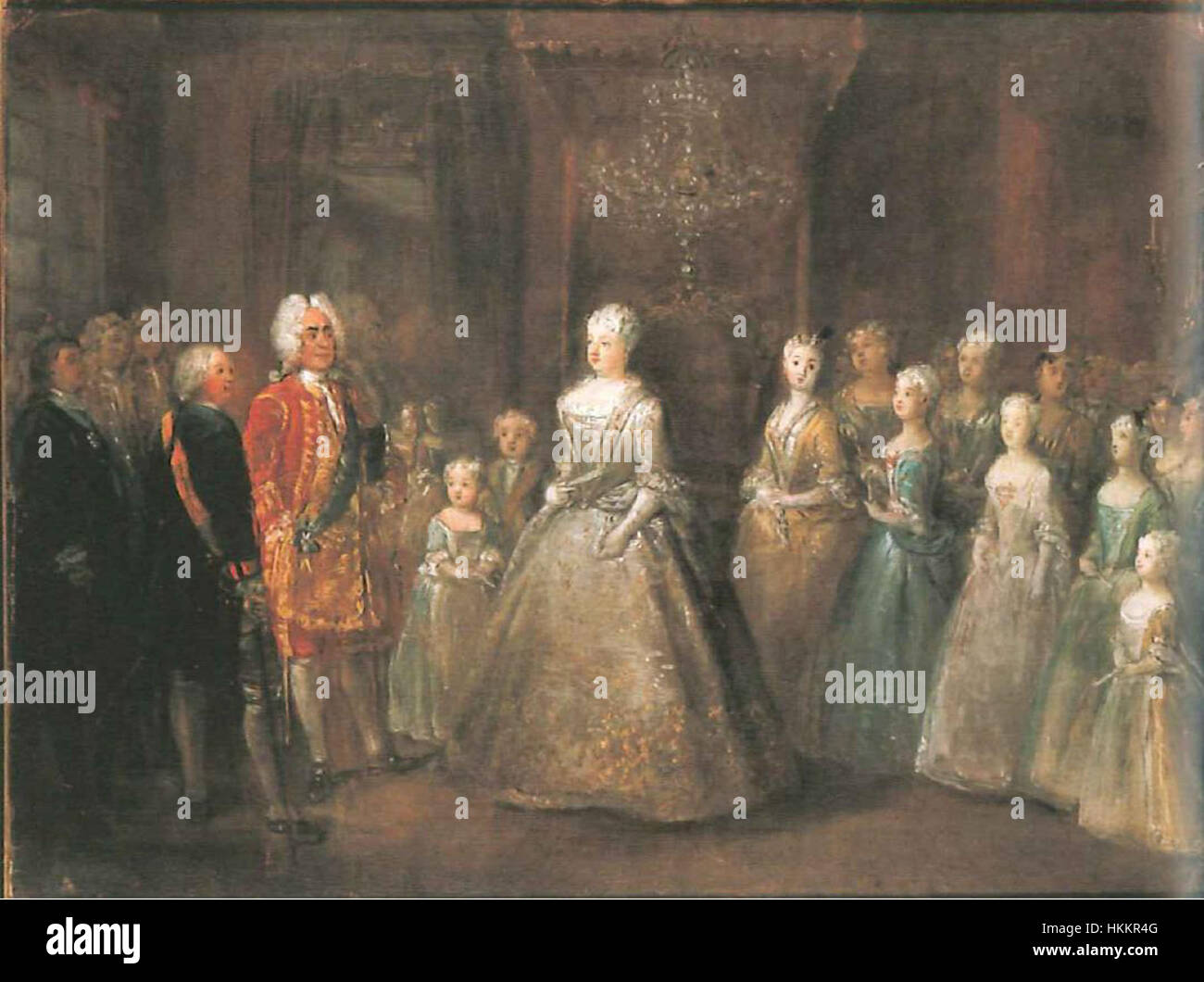 This painting by Antoine Pesne, a French Rococo artist, exemplifies the ...