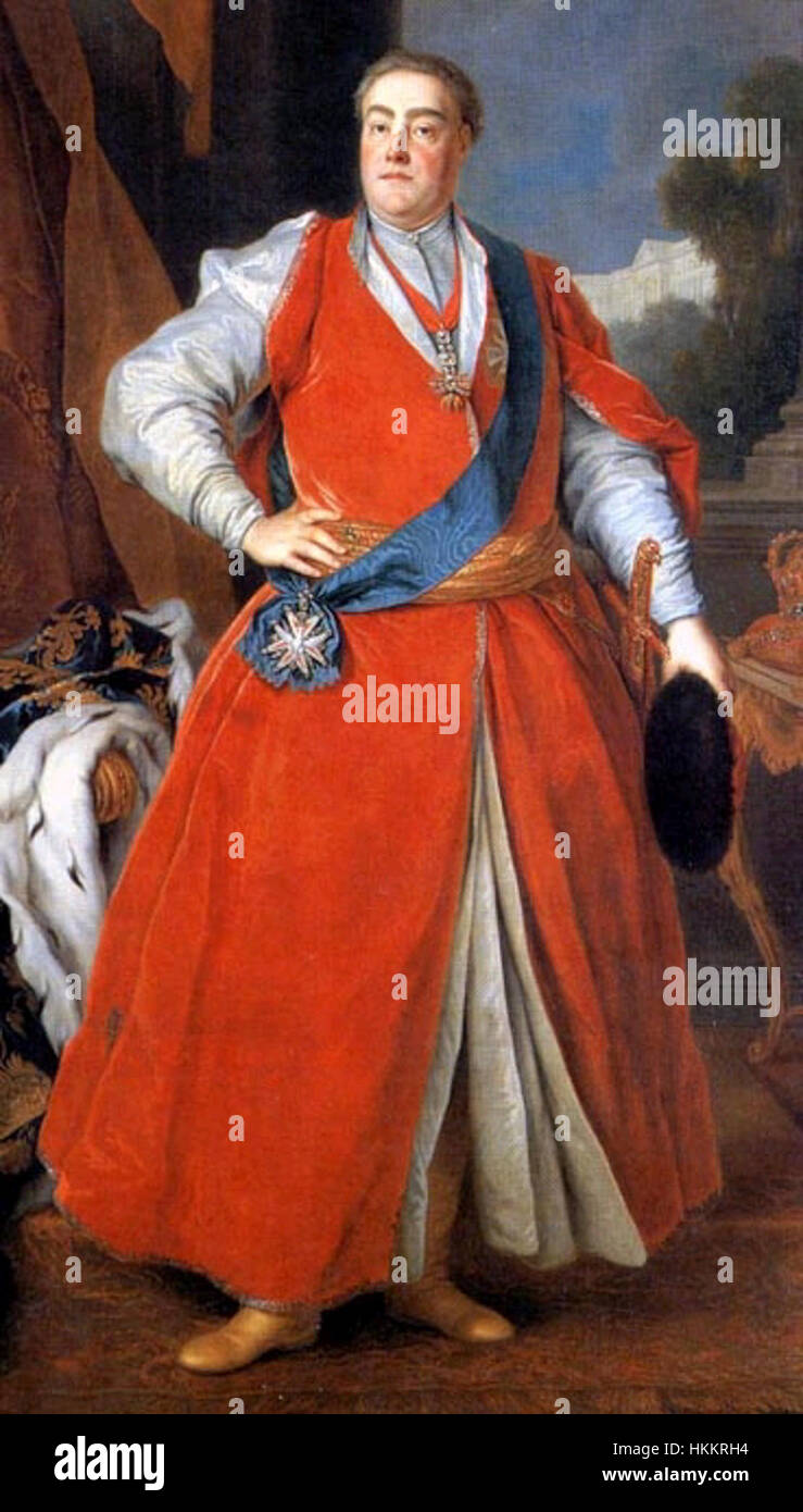 Augustus III in Polish costume Stock Photo Alamy