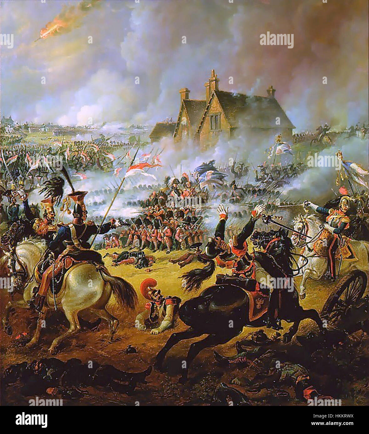 Battle of Waterloo, 1815 Stock Photo - Alamy