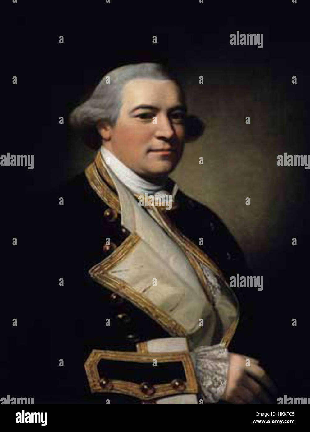 Benjamin West-Portrait of Captain Christopher Codrington Bethell, 1769 ...