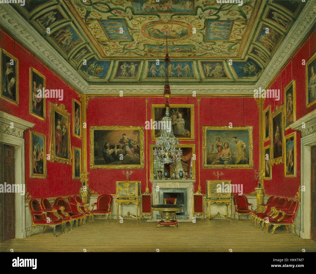 Buckingham house painting hires stock photography and images Alamy
