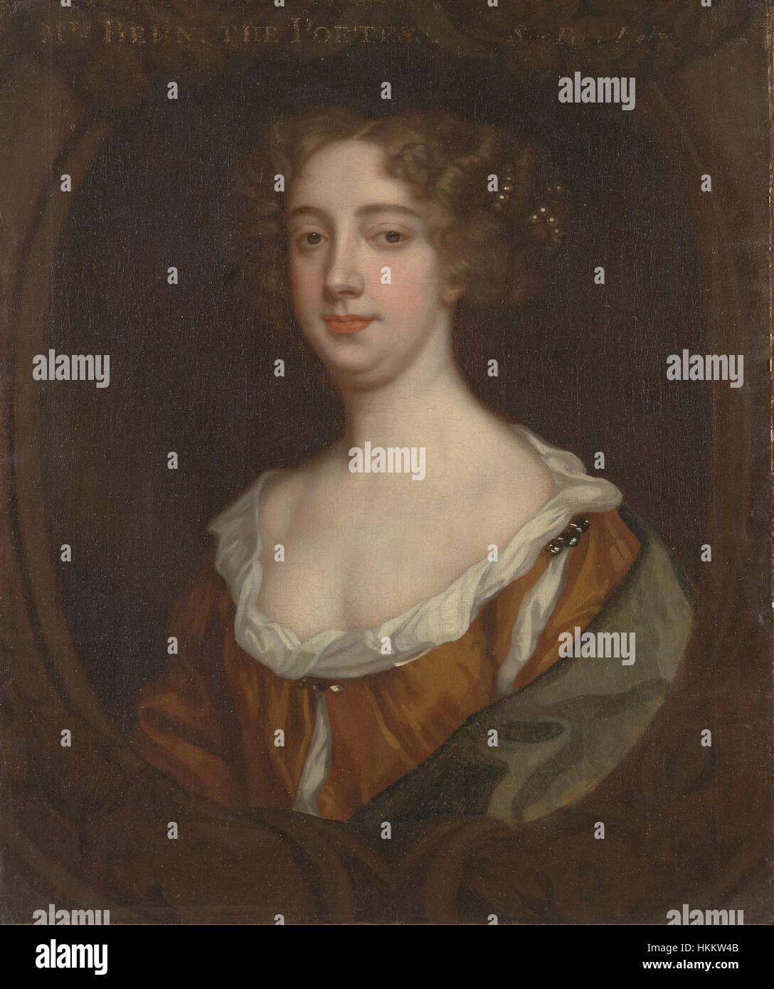 Aphra Behn by Peter Lely ca. 1670 Stock Photo