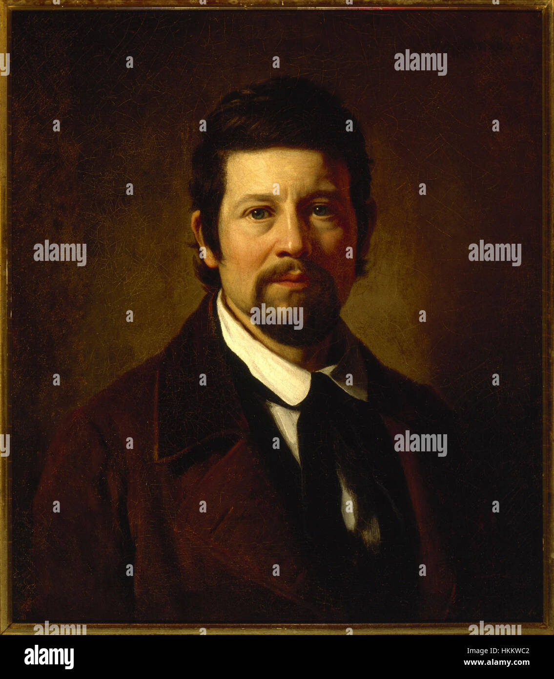 Jacques Amans self portrait, 1845 Stock Photo Alamy
