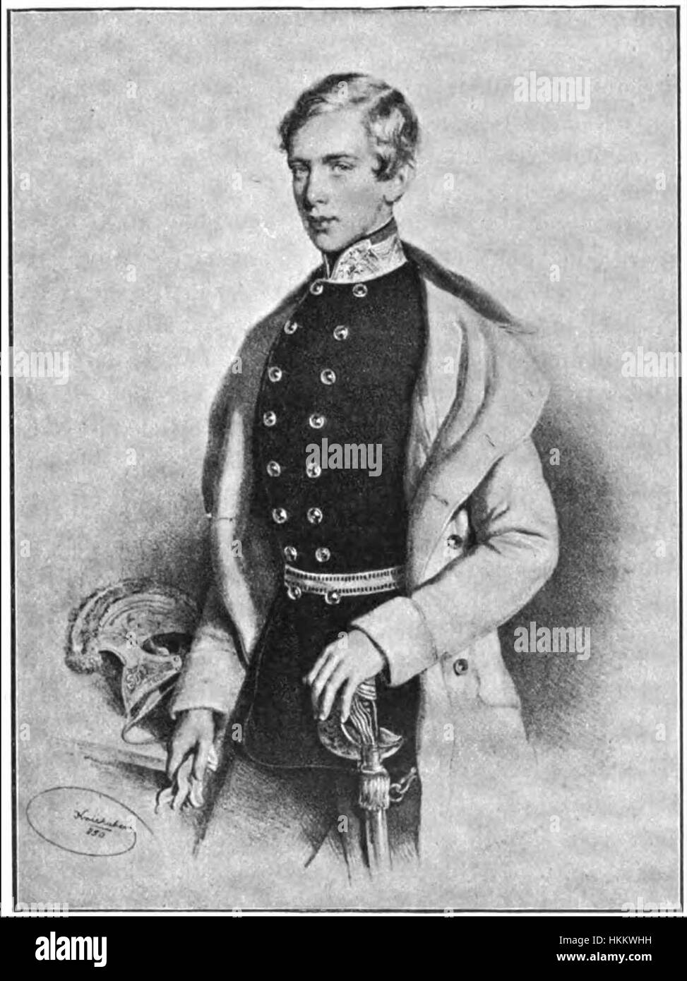 Kriehuber Erzherzog Karl Ludwig, 1850 Stock Photo Alamy