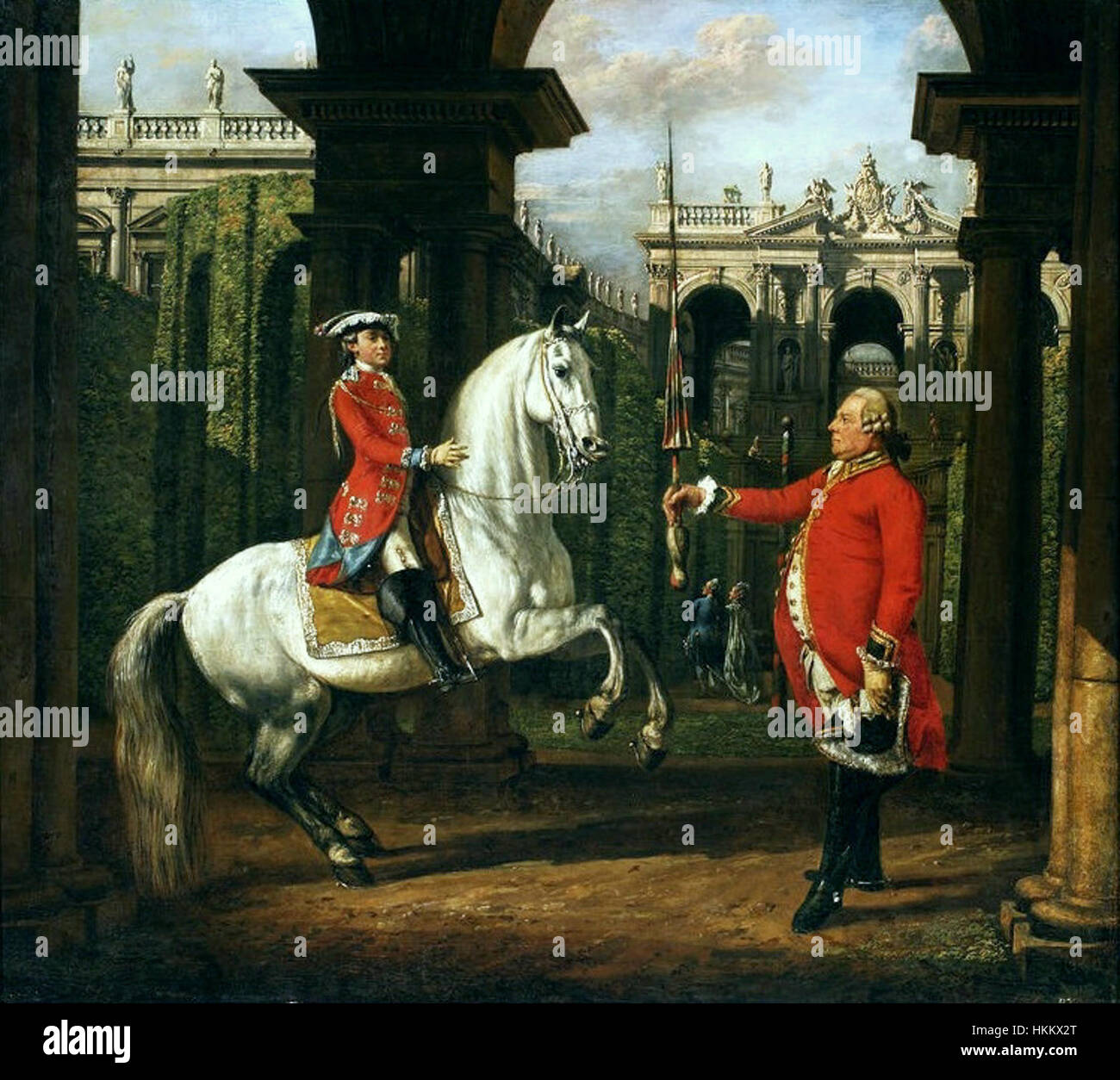 A portrait by Bellotto featuring Colonel Piotr Koenigsfels. The ...