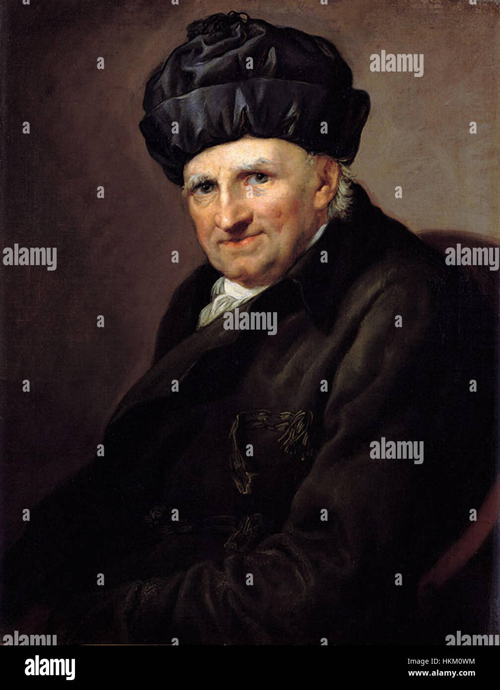 This 19th-century portrait by Anton Graff depicts Johann Joachim ...