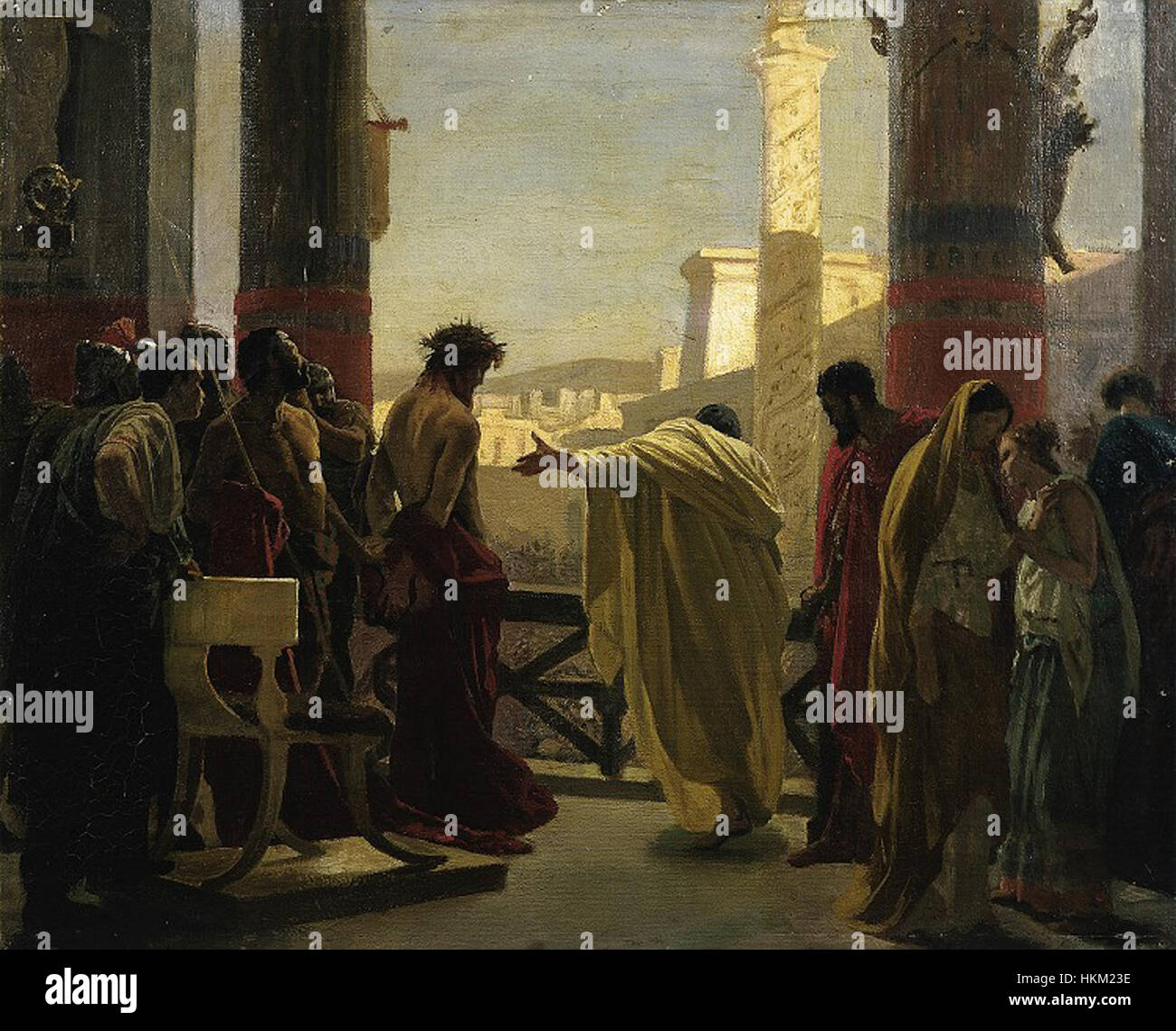 a-preparatory-sketch-by-antonio-ciseri-for-his-ecce-homo-painting
