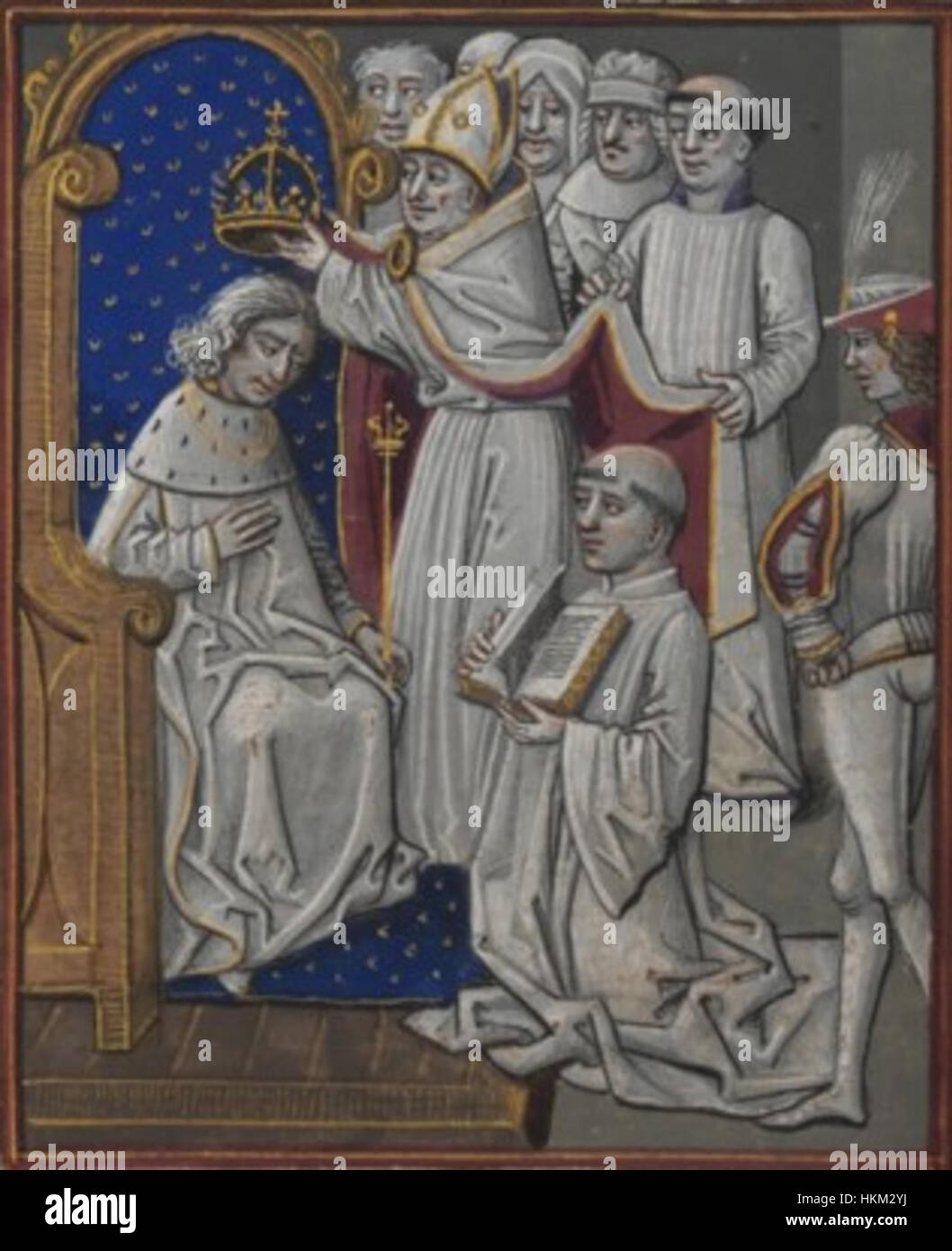 A portrait of Balduin IX, a historical figure who played an important ...