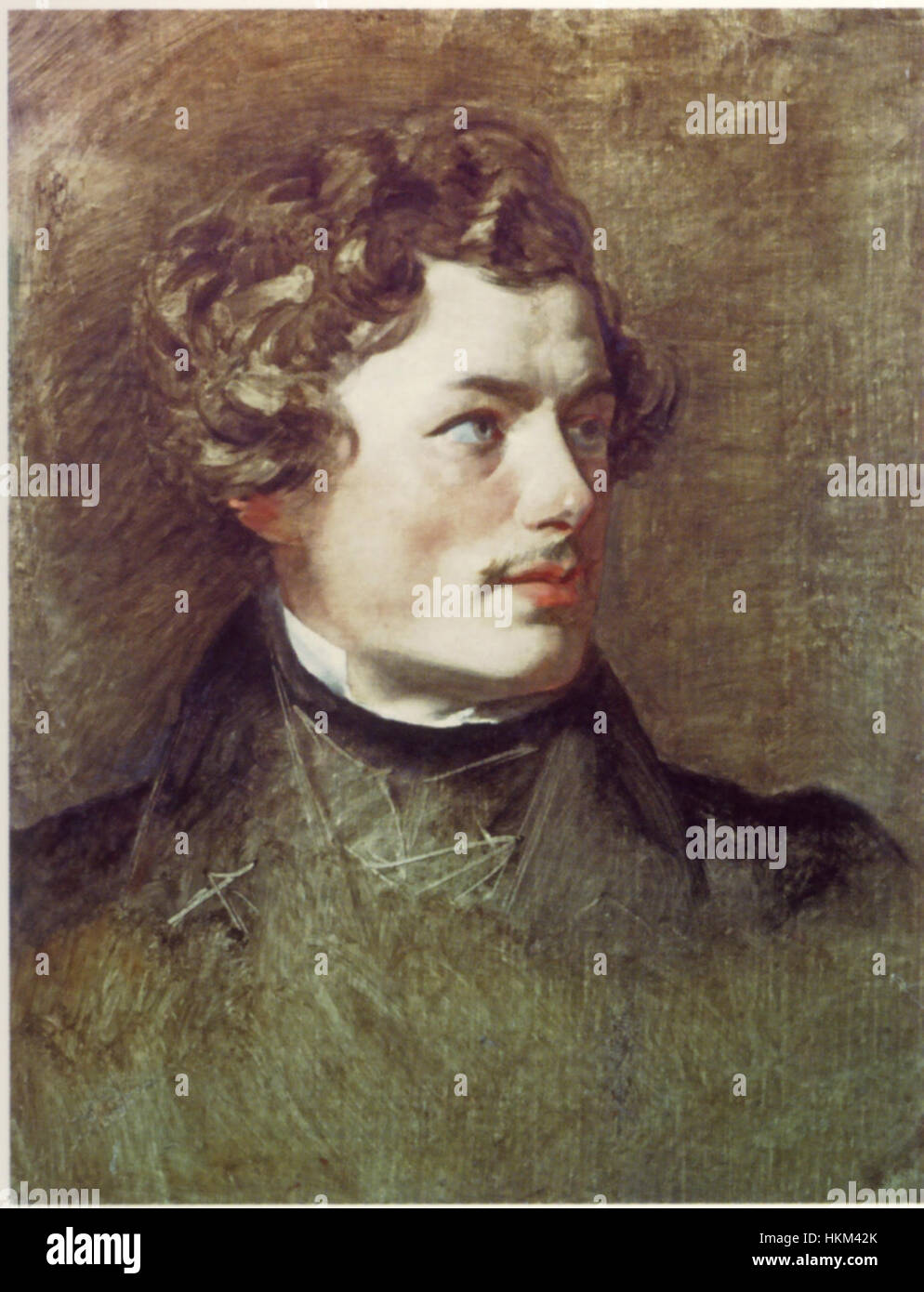 Friedrich von Amerling, Josef Danhauser Stock Photo