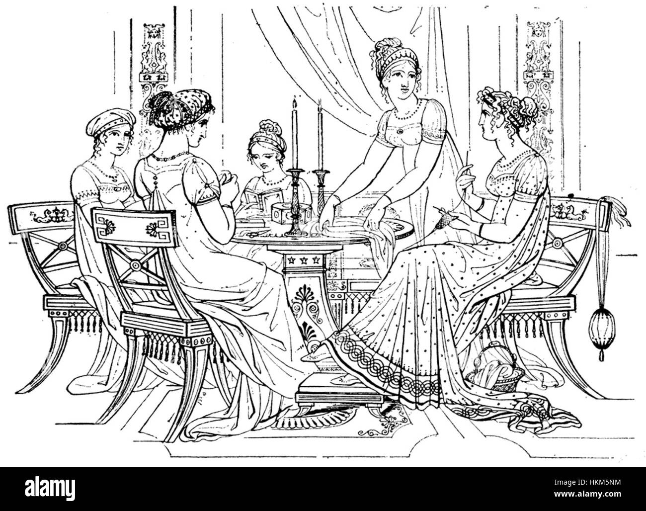 Neoclassical drawing hi-res stock photography and images - Alamy