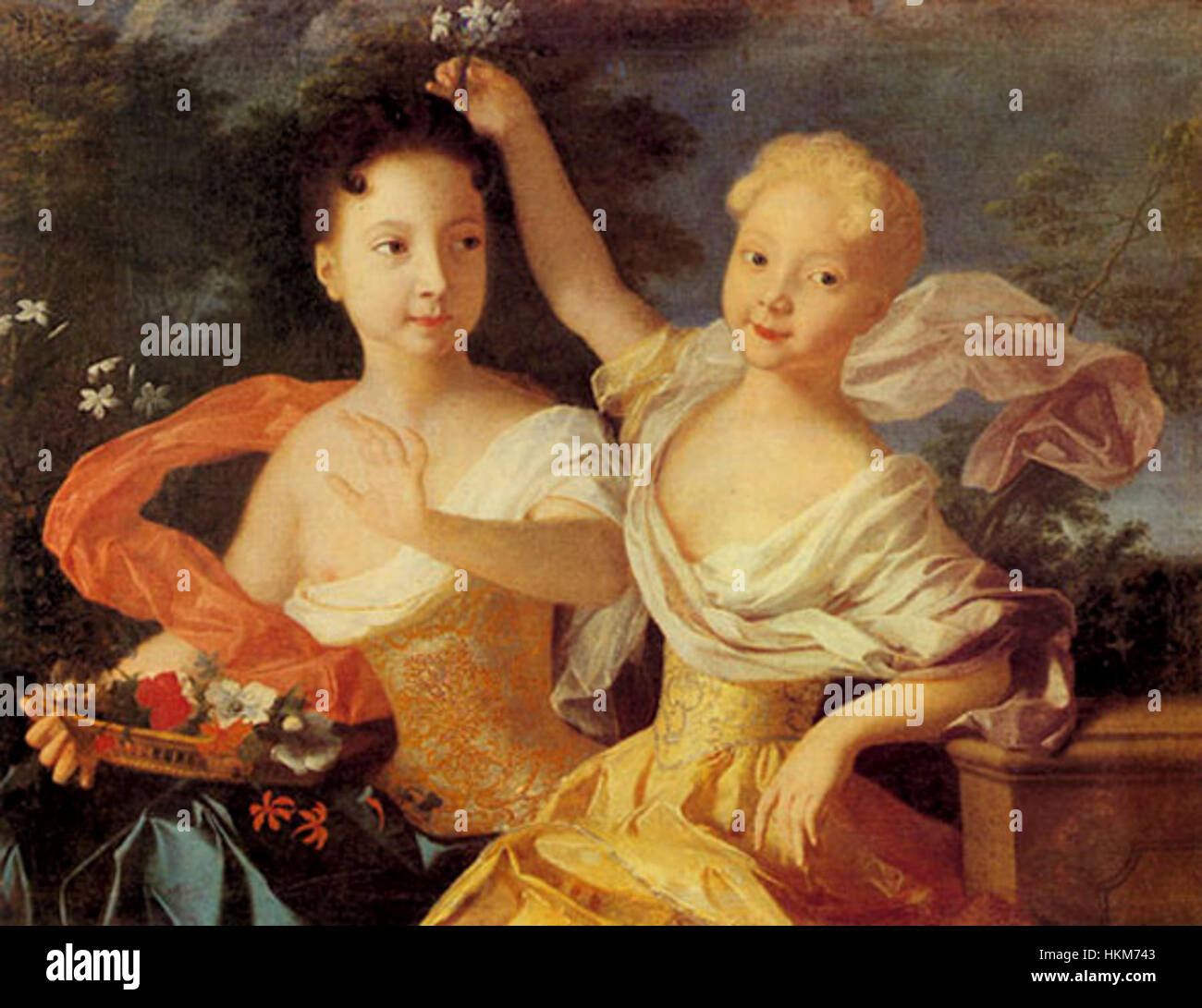 Anna Petrovna and Elizaveta Petrovna Stock Photo Alamy